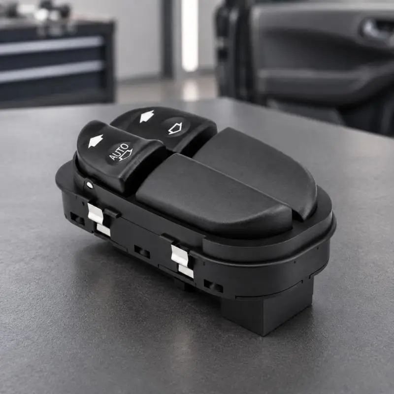 D5BE Black Vehicle Electric Window Switches with Button and Labels