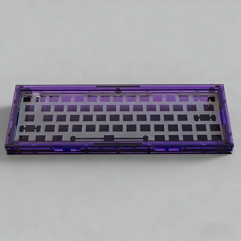 Alpha 60 lite акриловый чехол для клавиатуры с магнитным переключателем, корпус для клавиатуры, игровые аксессуары для механической клавиатуры на заказ с пластиной ПК