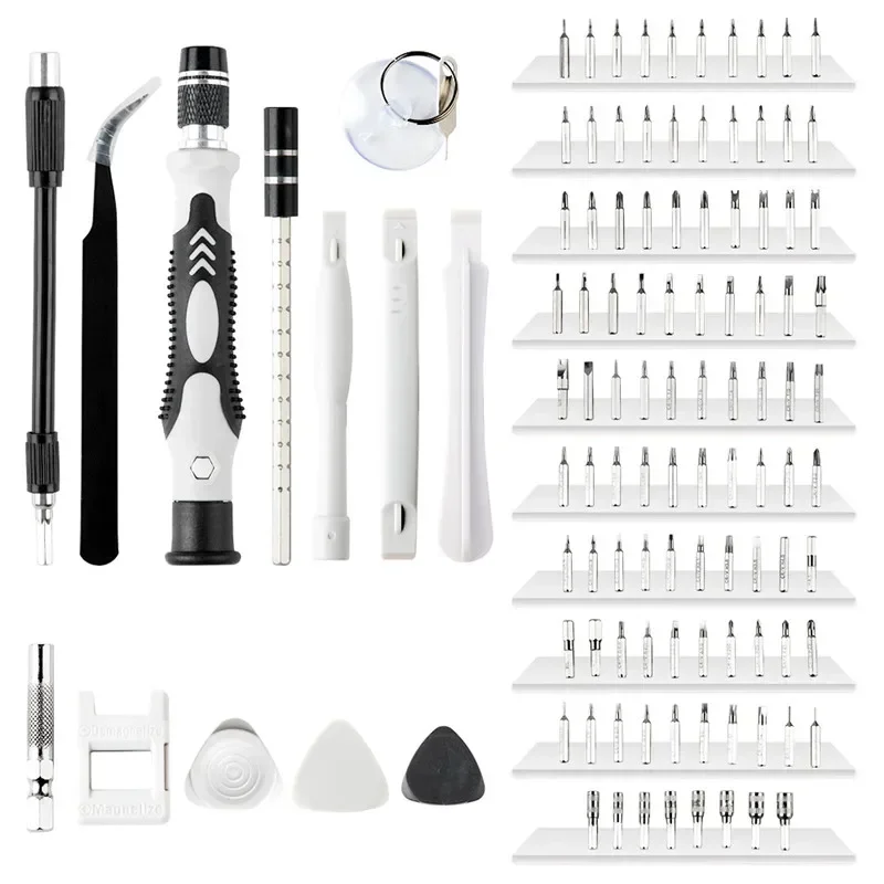 115 in 1 Precisie Schroevendraaier Set Magnetische Torx Hex Schroevendraaier Bits Professionele Reparatie Tool Kit voor iPhone Xiaomi Mac PC