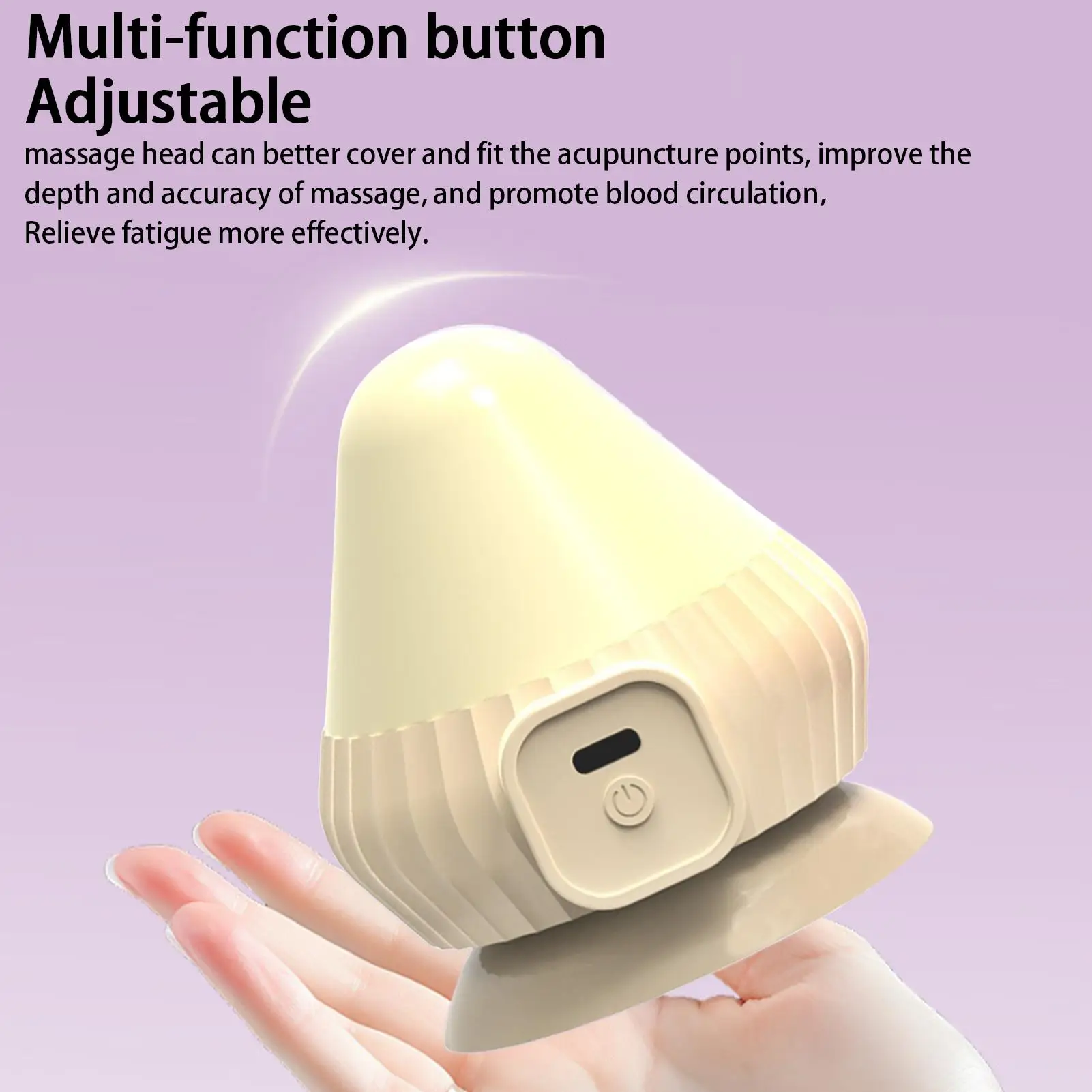 

Vibrating Ball Trigger Point Ball Rechargeable Vibrating Exercise Device Suction Cup for Shoulder Legs Lower Back Foot Elderly