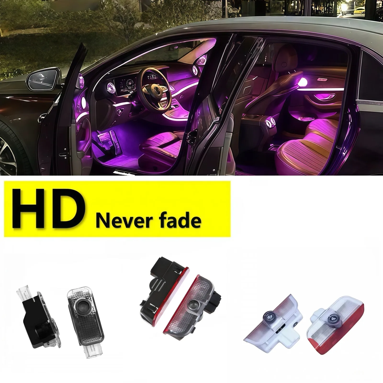 

HD For Porsche Cayenne 92A MK2 92AN 9PA 955 957 958 2003-2026 2025 2024 2023 2022 2019 2020 Led Car Door Projector Welcome Light