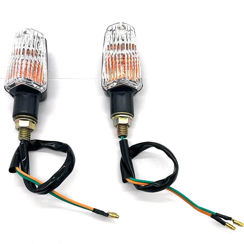 2pcs Universal Motorcycle Turn Signal Light Blinker Indicator Flasher Lamp For ATV Scooter Dirt Bike Go Kart Honda Yamaha