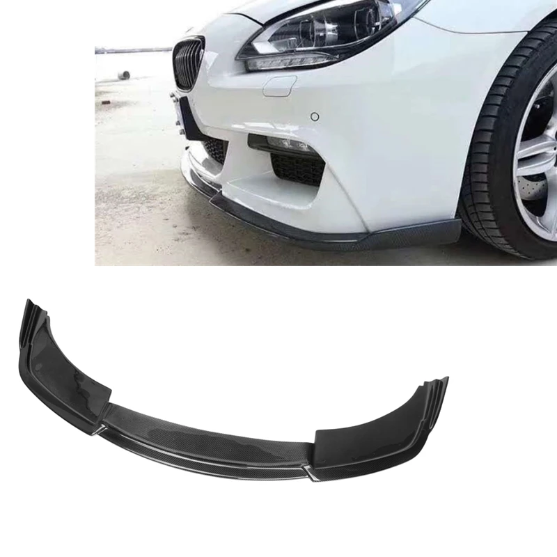 HM style carbon fiber front lip for BMW 6 Series F06 F12 F13 M sports F06 F12 F13 carbon fiber car bumpers front lip