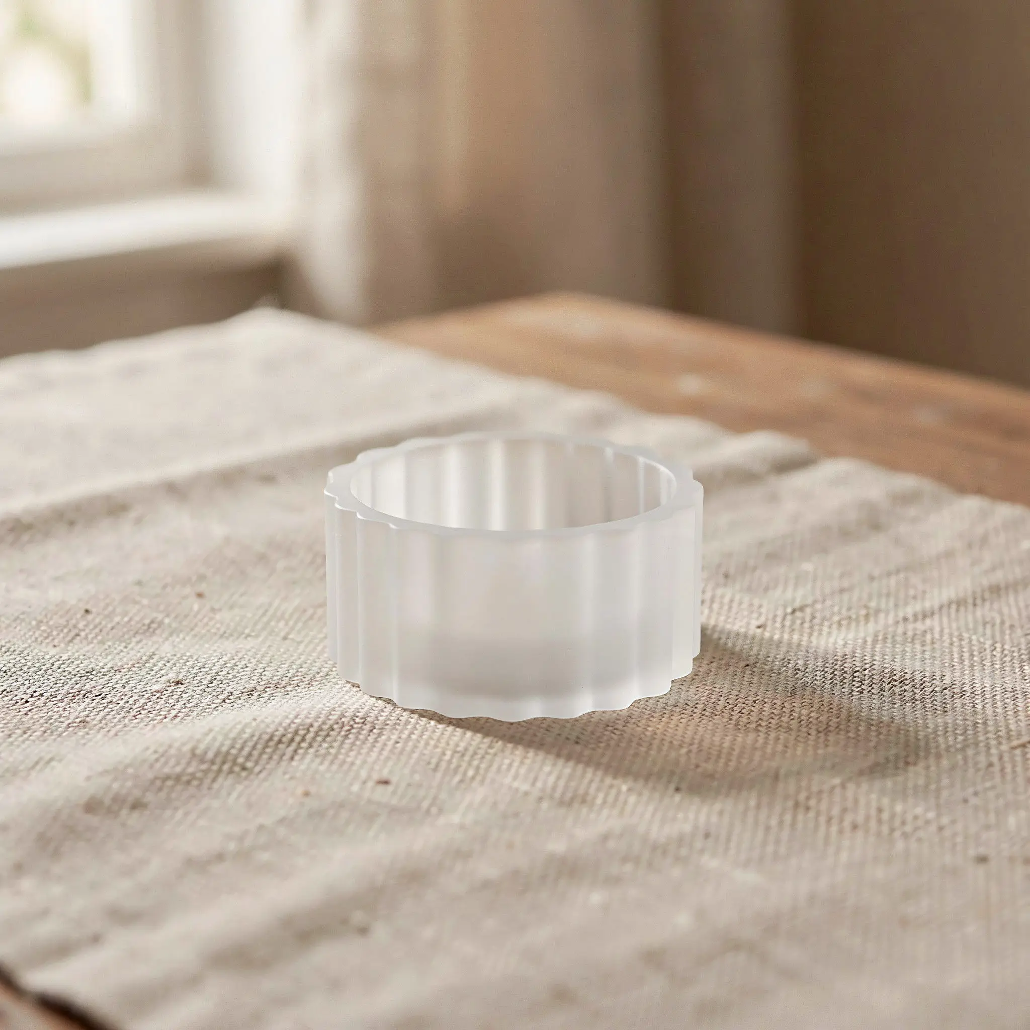 10pcs Flexible Silicone Candle Holder Rings – Non-Slip Taper Candle Stabilizers for Tabletop Use