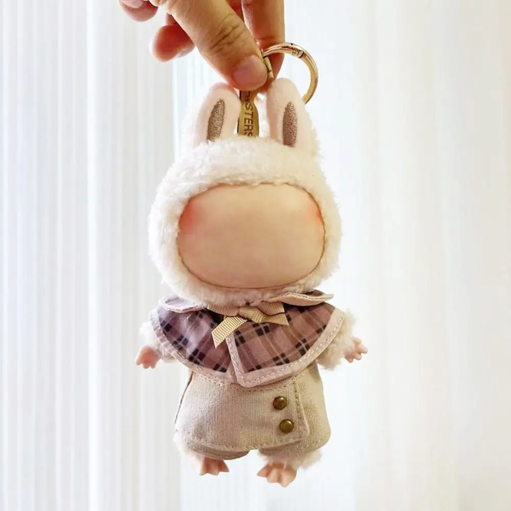 Labubu Time To Chill Filled Doll Clothes Cos Gift DIY Labubu Clothes for Macaron Handmade Mini Hoodie Only Selling Clothes