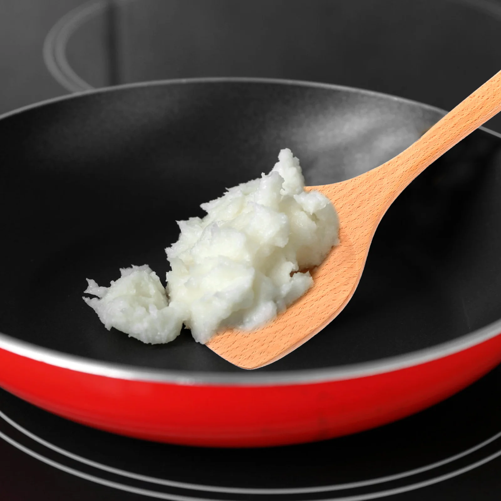 

Wood Spatula for Cooking Non-Stick Pot Scraper Household Cooking Utensil Heat Resistant Kitchen Supplies Space Saving