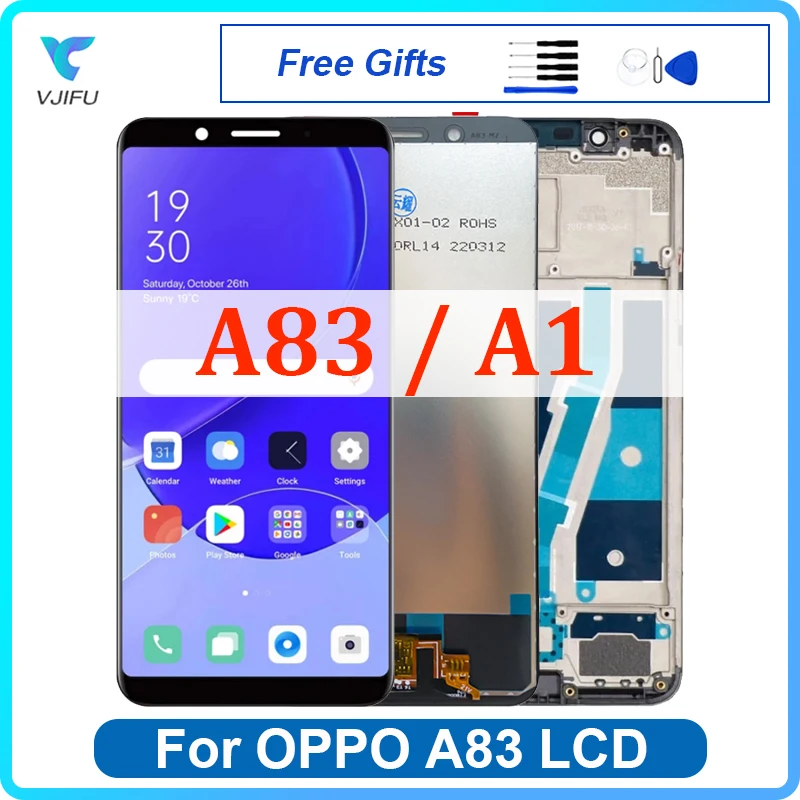 

5.7" Original LCD For OPPO A1 A83 Display Touch Screen CPH1729 CPH1827 Digitizer Assembly Replacement With Frame Phone Repair