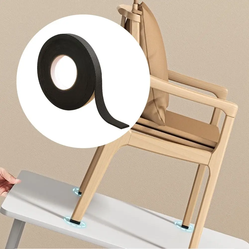 Self Adhesive Seal Strip Anti Slip Sofa Chair Bumper Damper Rubber Strip Tape Waterproof Home Improvement Furniture Leg Pad