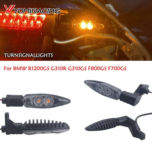 Para BMW F800GS F700GS R1200GS GS 1200 Adventure12V luces traseras de motocicleta luces de señal de giro lámpara de freno trasero delantero indicador LED