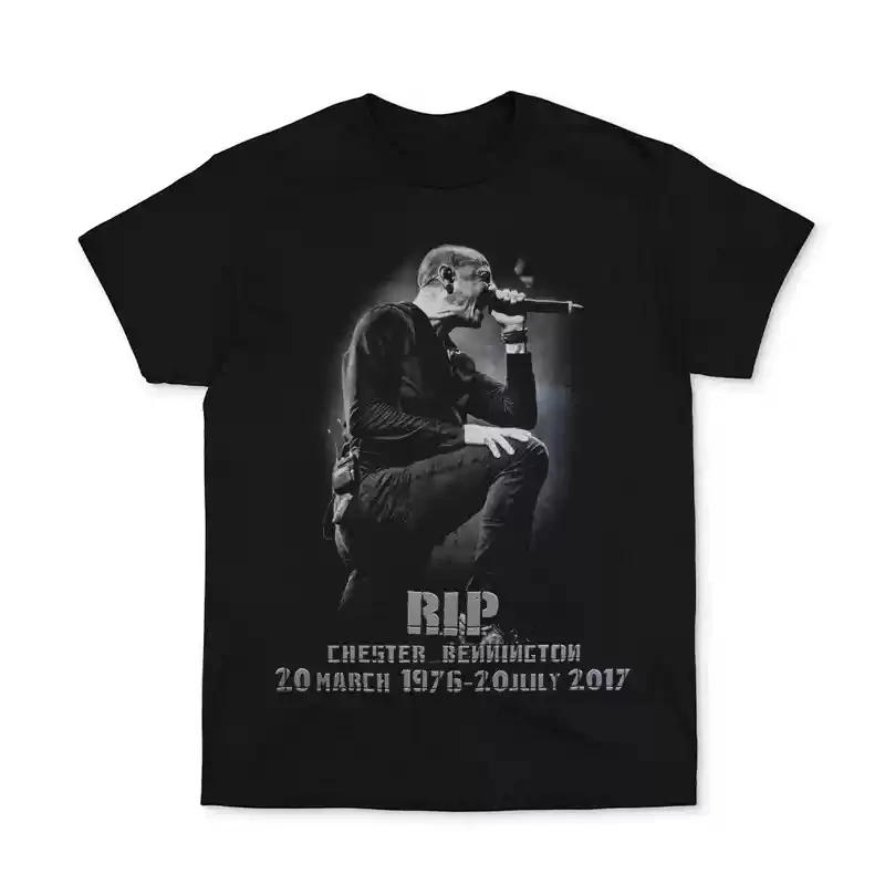 2024 Popular New Linkin Park Rock Band Europe and The United States Short-sleeved T-shirt Clothes for Men and Women Around image 6