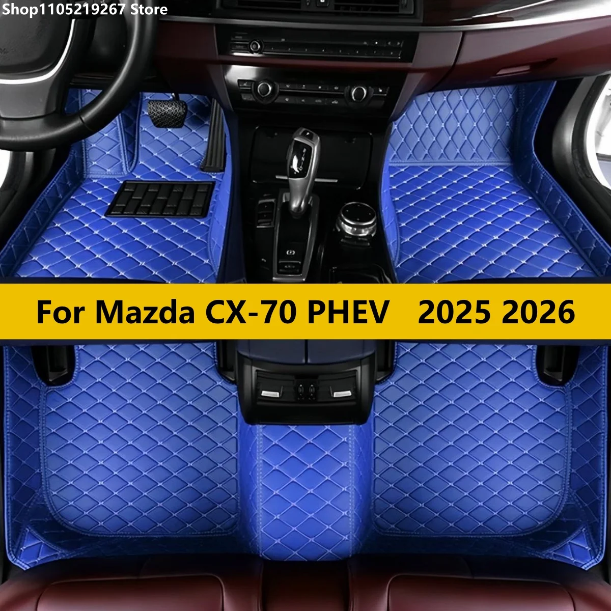 

Автомобильные коврики для Mazda CX 70 CX70 CX-70 PHEV 2025 2026, автомобильные аксессуары, кожаный ковер для ног, полный комплект автомобильного коврика