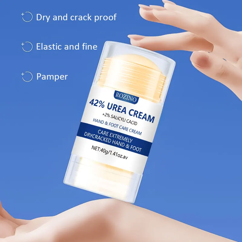 1.41oz 42% Urea Foot Hand Care Cream Stick, Used For Heel Care, Deeply Moisturizing And Nourishing Your Dry Rough Skin