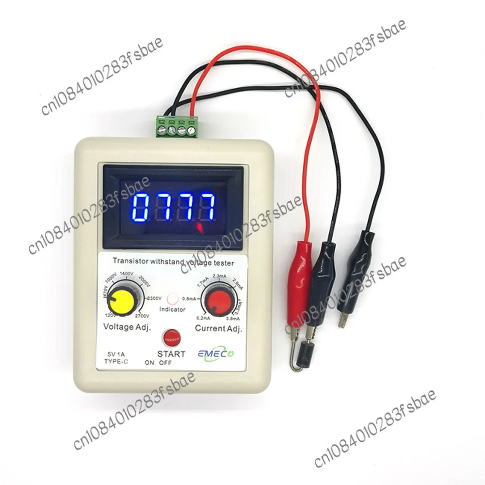 Transistor Withstand Voltage Tester MOS Tube IGBT Zener Diode Detector Led Voltage Capability Test Tool