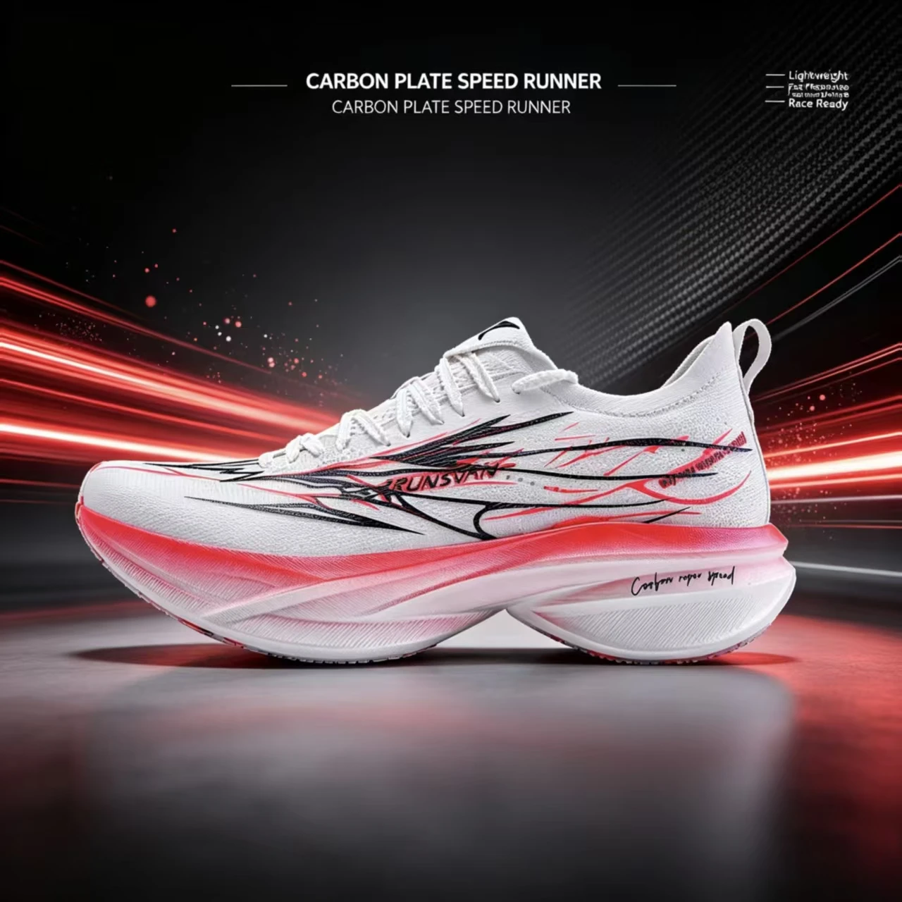 Full Palm Carbon Plate Running Shoes Unisex 2025 - IRUNSVAN Runners Speed Training PE Test Shoes 136