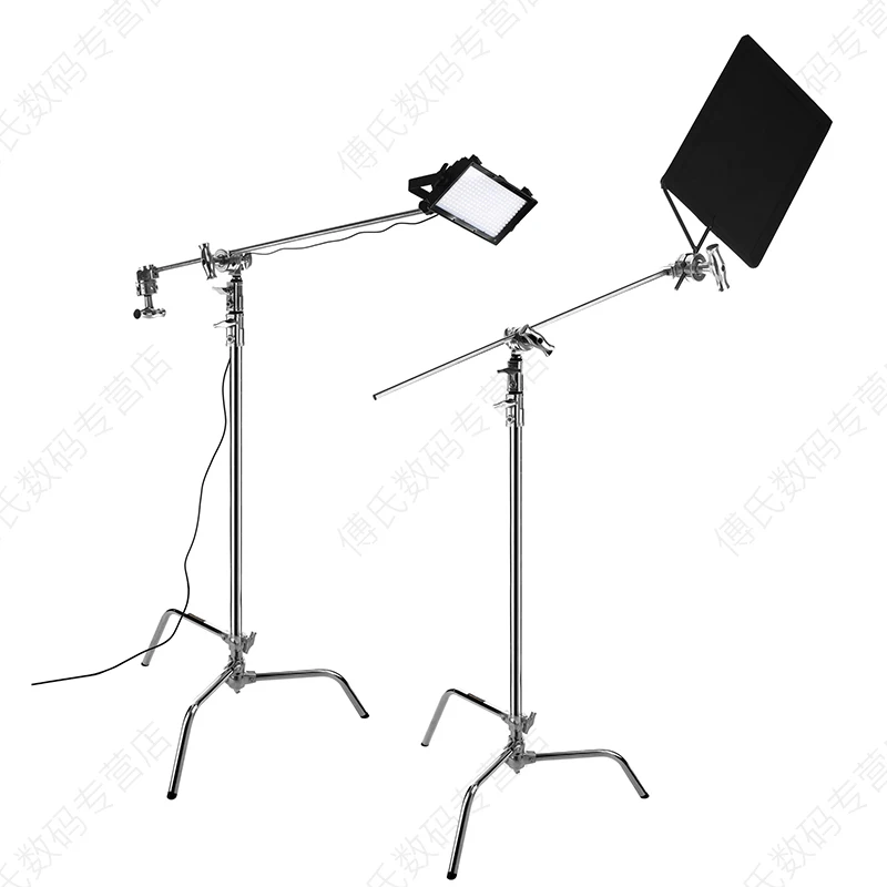 Magic head film and television photography C-frame magic leg turntable strong clip silver C head kcp-200p