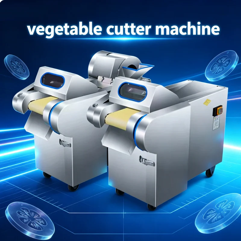 Automatic Multiple Vegetable Slicer Cutter Machine Electric Part Vegetable Slicer Machine