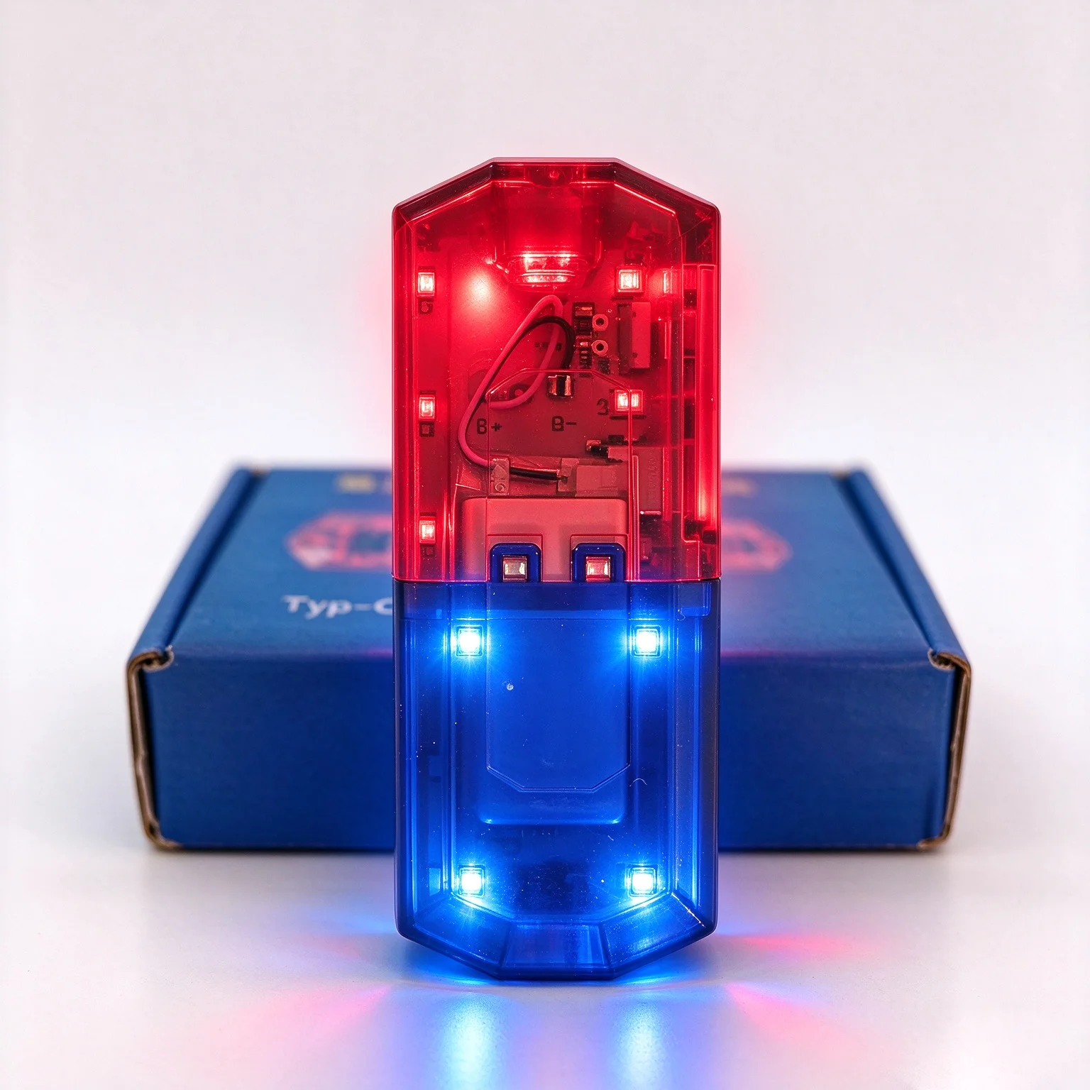 1pc Warning Strobe Shoulder Lights USB Charging Led Shoulder Warning Light With Stainless Steel Clip Strobe Lights