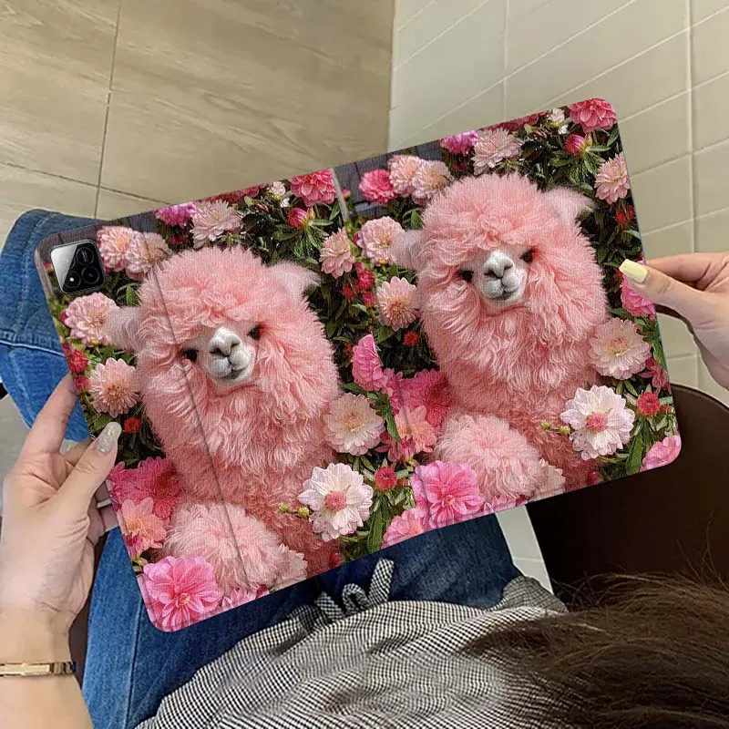 

Cartoon Lamb Flower Crown For Xiaomi Redmi Mi Pad 5 6 6s 7 SE Pro Max Ultra 12.4 12.5 14 inch Tablet Case