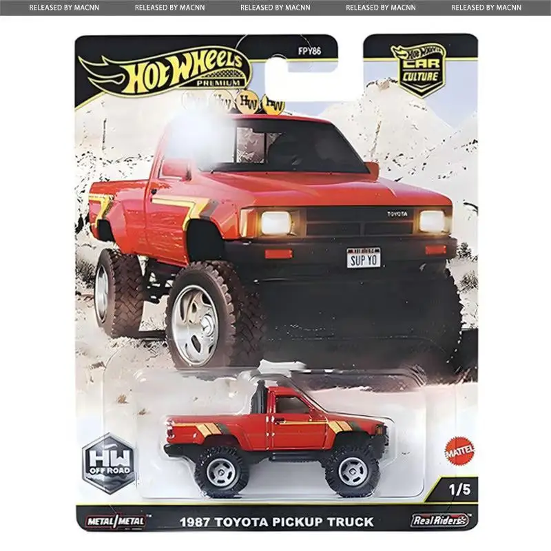 Hot Wheels Car Culture FPY86 Series HW Car Model Toyota Land Cruiser Subaru Alloy Simulation Cars Model Decoration Birthday Gift