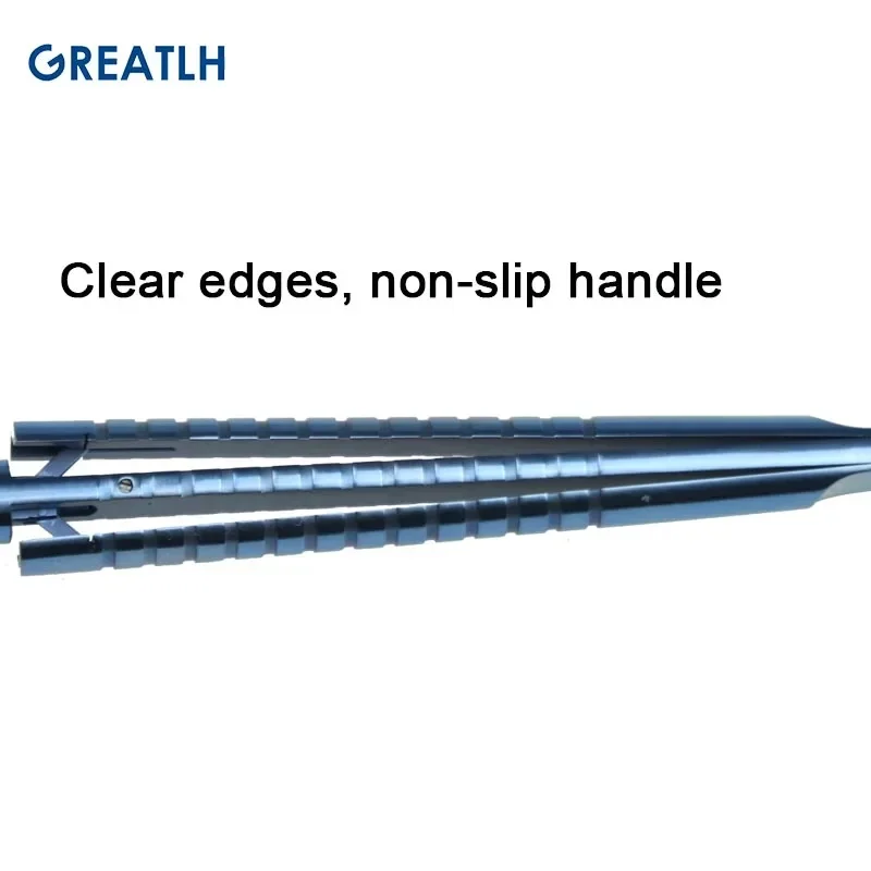 23G 25G Ophthalmic Capsulorhexis Scissors Micro Intraocular Scissors Micro Titanium Alloy Ophthalmic Instrument