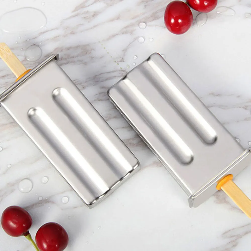 304 Stainless Steel Popsicle Maker Homemade DIY Ice Cream Mold Machine Ice Cream Mold Maquina De Helado En Tiras