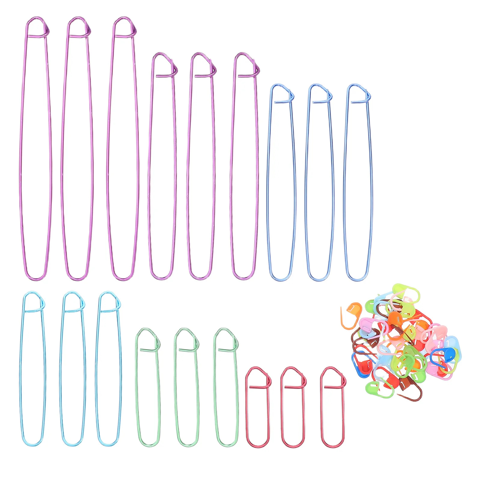 

118Pcs Colored Crochet Markers Knitting Stitch Holders Yarn Clips for DIY Crafts Knitting Needle Stoppers Crochet Stitch Holder