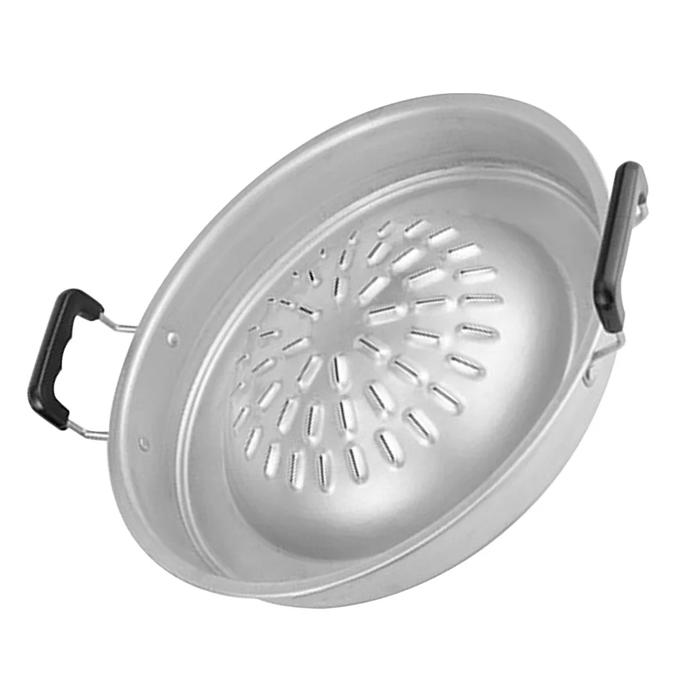 

Barbecue Pan Multifunctional Metal Tray For Indoor Outdoor Korean Bbq Cooking Steak Vegetables Fish Reusable Grill Supply