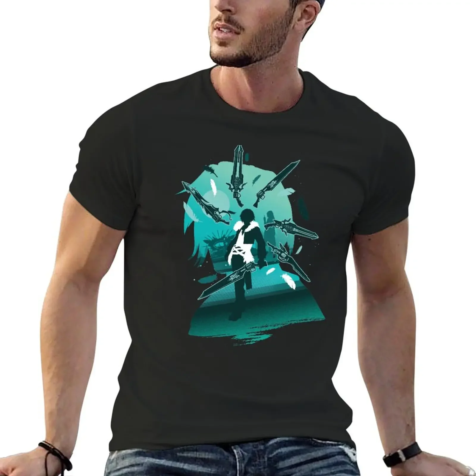 Protagonist-Squall T-Shirt baggy shirts customs design your own sublime oversized men t shirts high quality