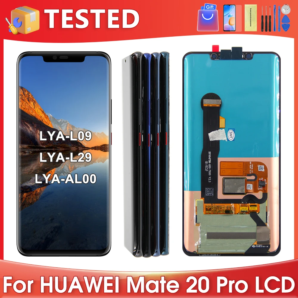 6.39\'\'For HUAWEI Mate 20 Pro For Mate20 Pro LYA-L09 L29 AL00 LCD Display Touch Screen Digitizer Assembly Replacement