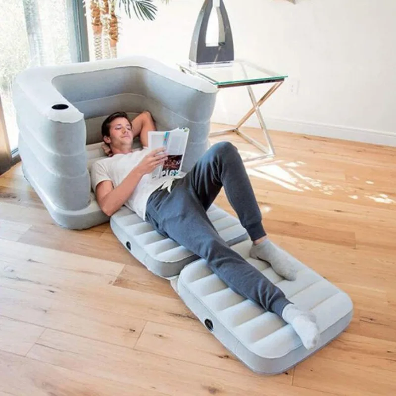 Divano gonfiabile Divano gonfiabile doppio Divano gonfiabile pigro Divano gonfiabile pieghevole Divano Gonfiabile Spiaggia Надувной Матрас