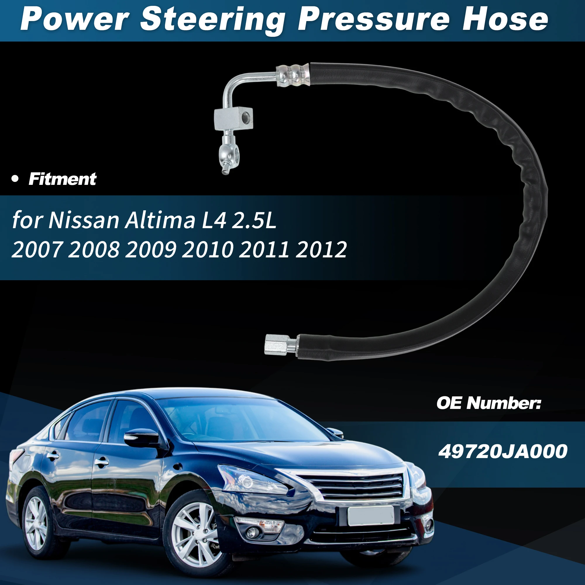 

UXCELL Шланг давления гидроусилителя руля для Nissan Altima 2007-2012 No 49720JA000