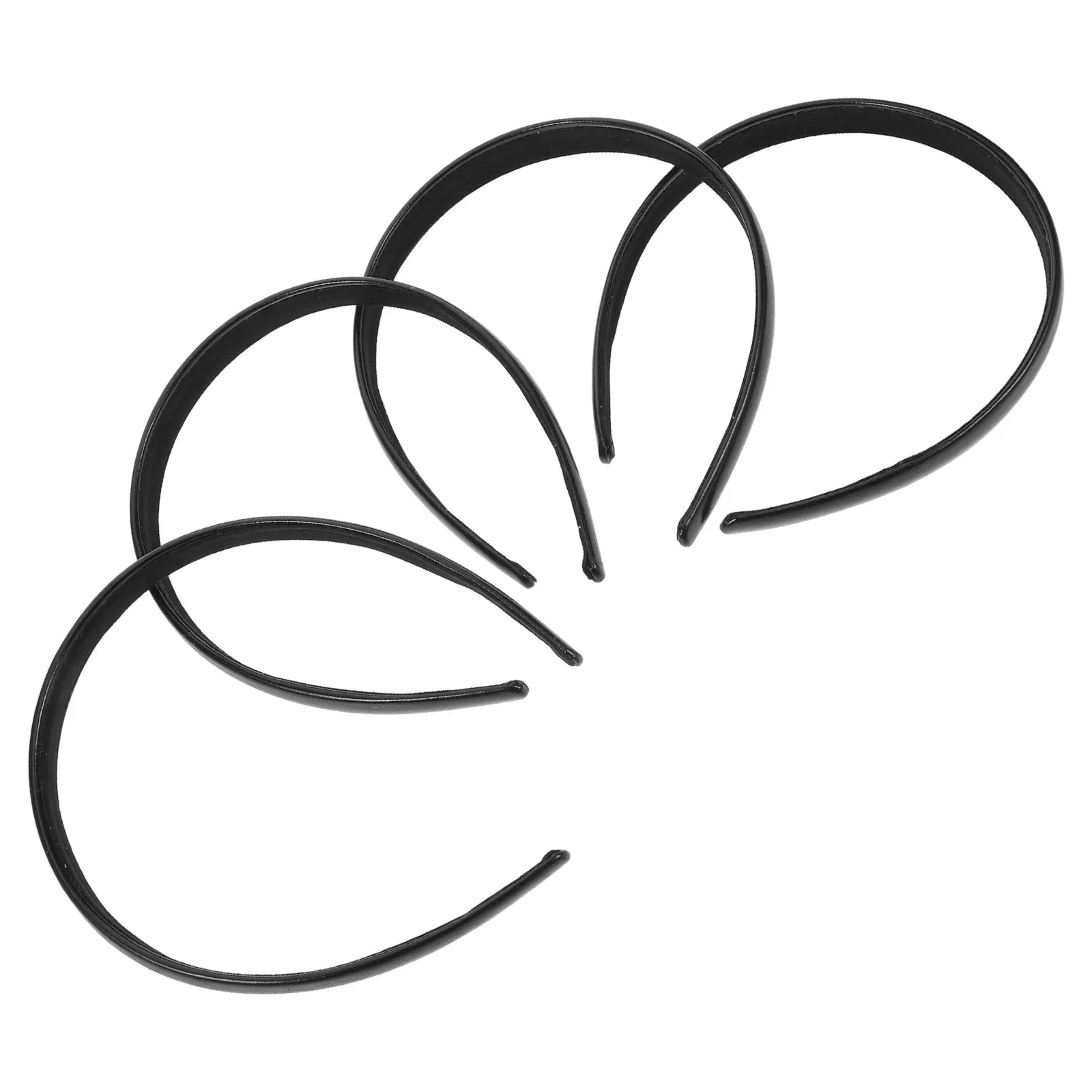 

2Pcs Minimalist Black Headbands for Women Modern PU Hair Accessories Thick Soft Bands Perfect for Yoga Makeup Or Daily