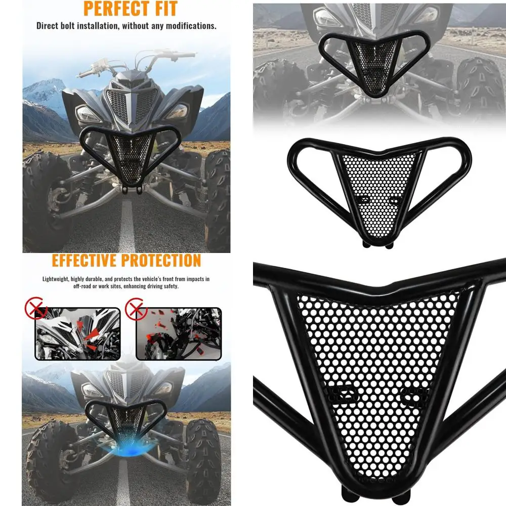 

Комплект защиты переднего бампера Raptor 700 700R для Yamaha 2006-2025, аксессуары, защита переднего профиля с порошковым покрытием для Y