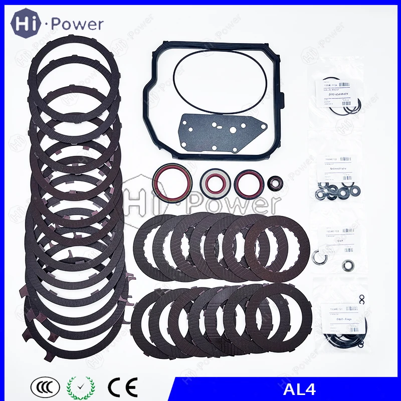 AL4 DPO Auto Transmission Overhaul Repair Kit / friction Plate For Citroen Renault Peugeot Renault Gearbox Oil Seal Disc Kit