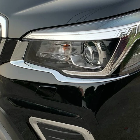 Хромированные накладки на фару, накладки на брови, аксессуары для Subaru Forester SK 2019 2020 2021