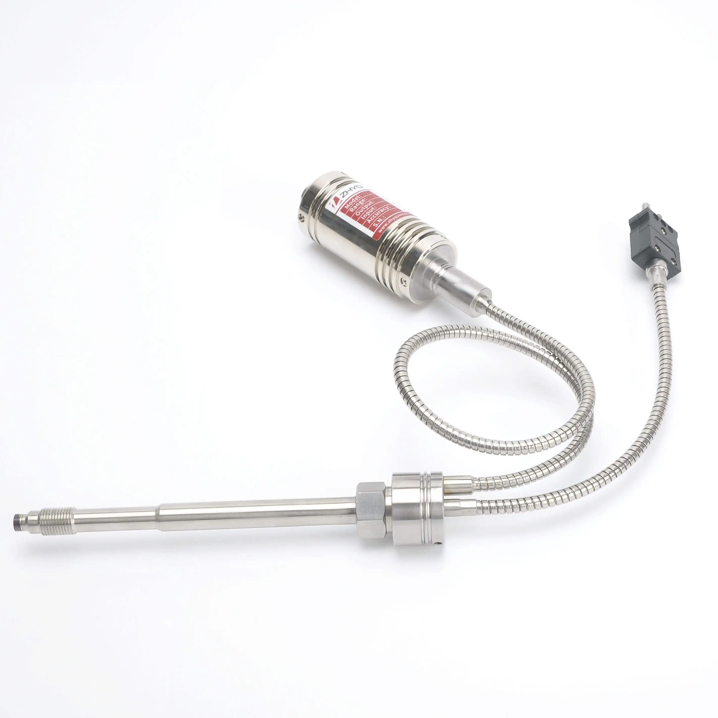 PT124B-123T  High Precision J Thermocouple 4~20mA High Temperature Melt Pressure Transducer/Pressure Transmitter