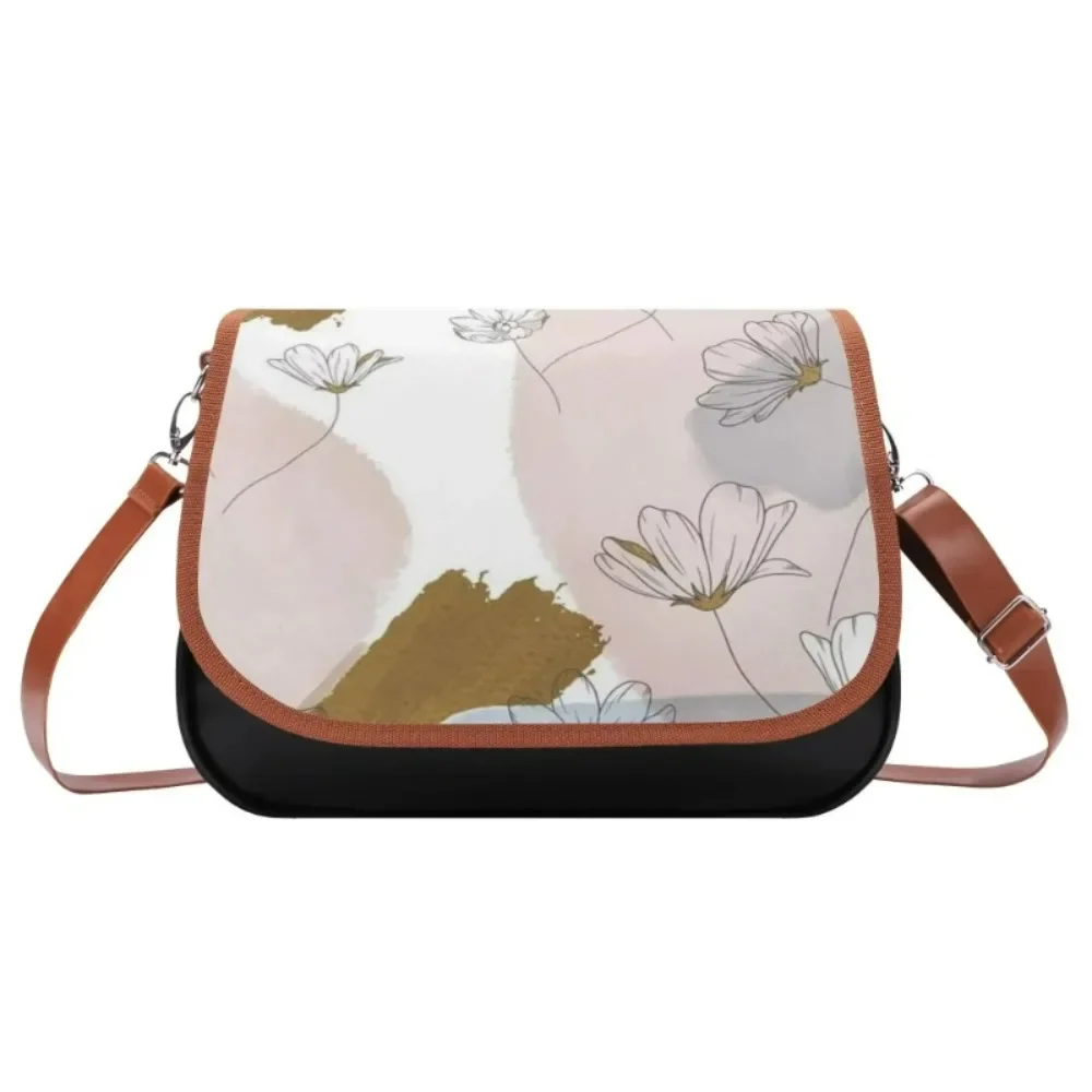 

Personal Customize Classic Leather Shoulder Bag Gift for Girls and Woman Waterproof Shoulder Bags Detachable Shoulder Strap Bags