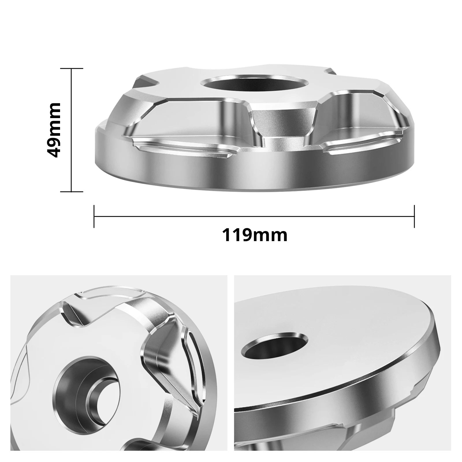 NICECNC Aluminium-Auspuffhalterungsbolzen für BMW R1250GS Adventure R 1250 GS R 1250 GS ADV 2024 2023 2022 2021 2020 2019 – Detail 21
