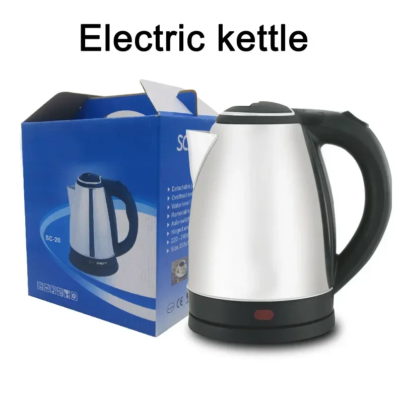 Electric Kettle Stainless Steel Kitchen Appliances Smart Kettle 1500W Whistle Kettle Samovar Tea Coffee Thermo Pot Gift