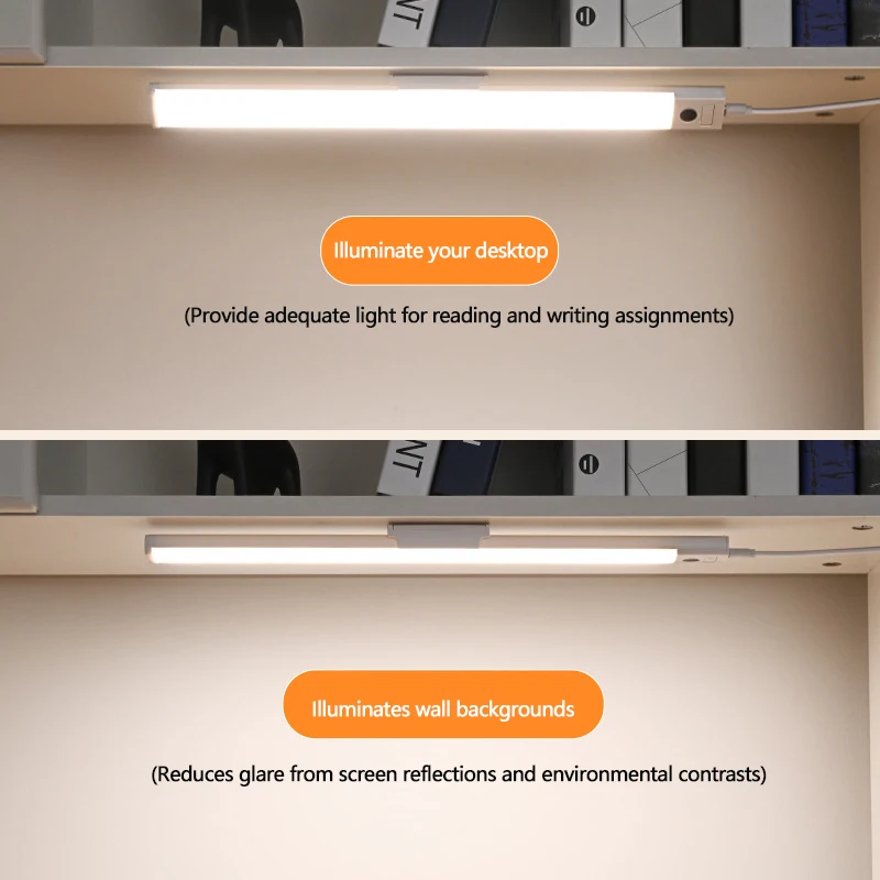 LED Cabinet Light Sensor Light USB Type-C Plug-in For Kitchen Closet Cabinet Wine Cabinet Bedside Indoor Lighting Night Lights