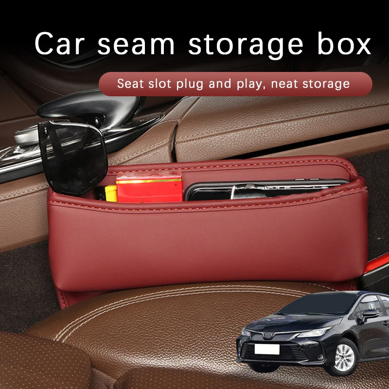 Car Seat Gap Organizer Multifunctional Console Filler Storage Car Interior Storage Bag For Toyota Corolla Car Accessories