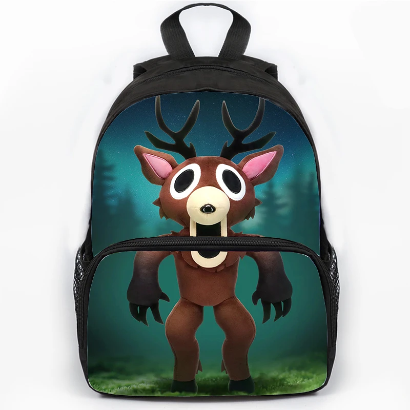 Game 99 Nights In The Forest Children Backpack Funny Cartoon Boy Girls School Bags Large Capacity Durable Bookbag Laptop Mochila