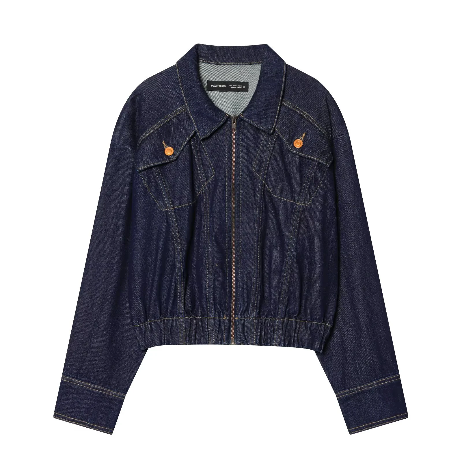

European and American style women's clothing new 2026 fashionable versatile denim pilot jacket jacket