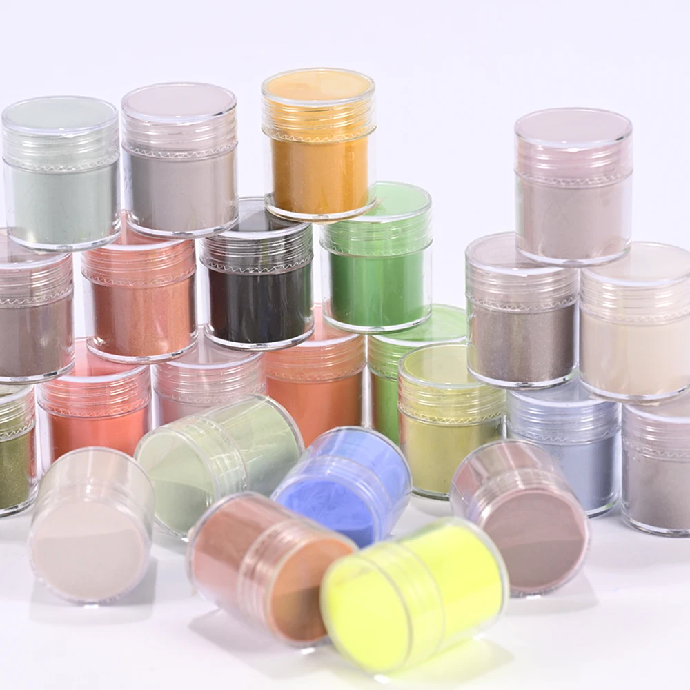 24-potten geelgroene acryl nagelpoeders set hoge verzadiging professioneel acrylpoeder nagelverlenging verlangen dompelpoeders