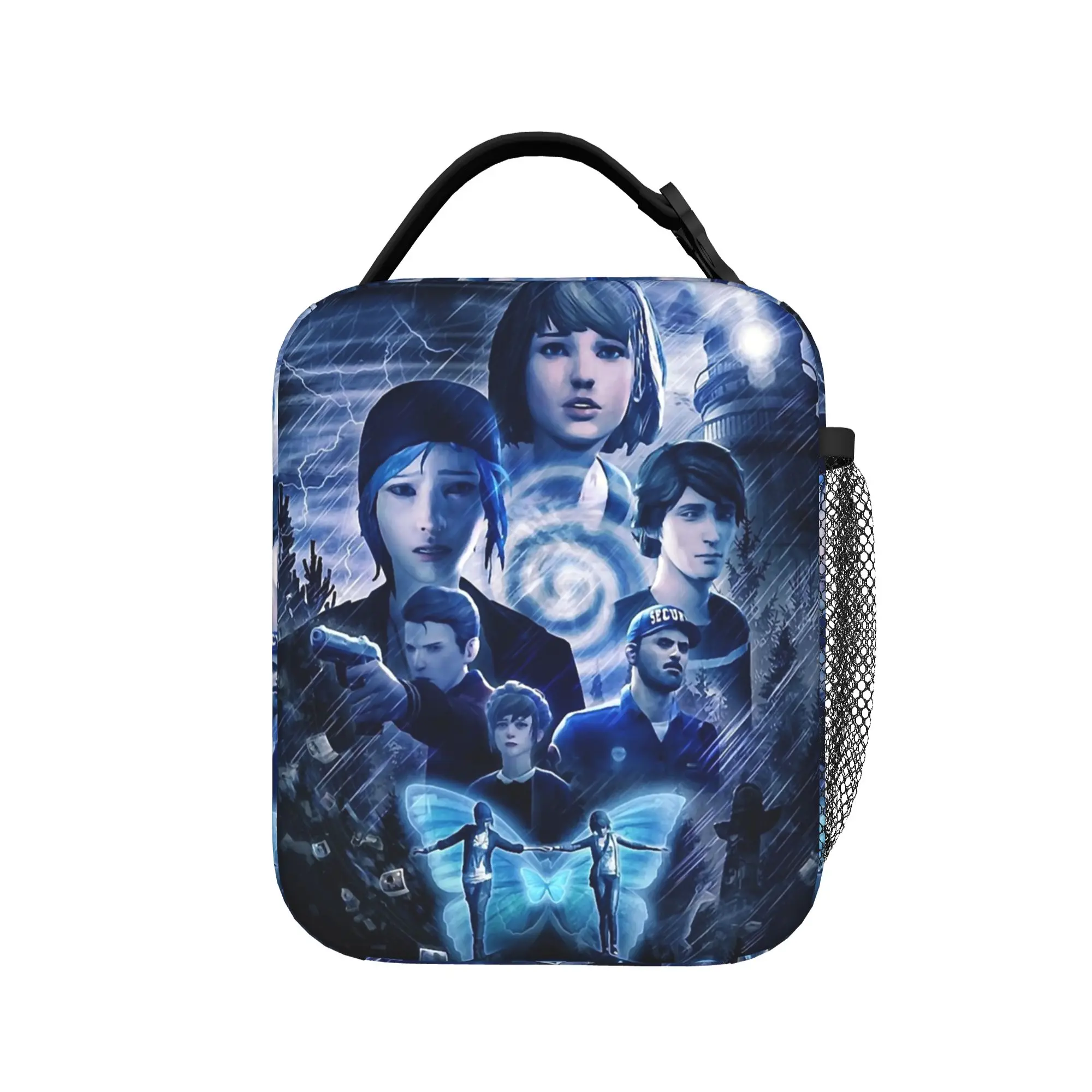 Life is Strange Blue Edition Insulated Lunch Bag Leakproof  Reusable Cooler Bag Tote Lunch Box School  Travel Men Women