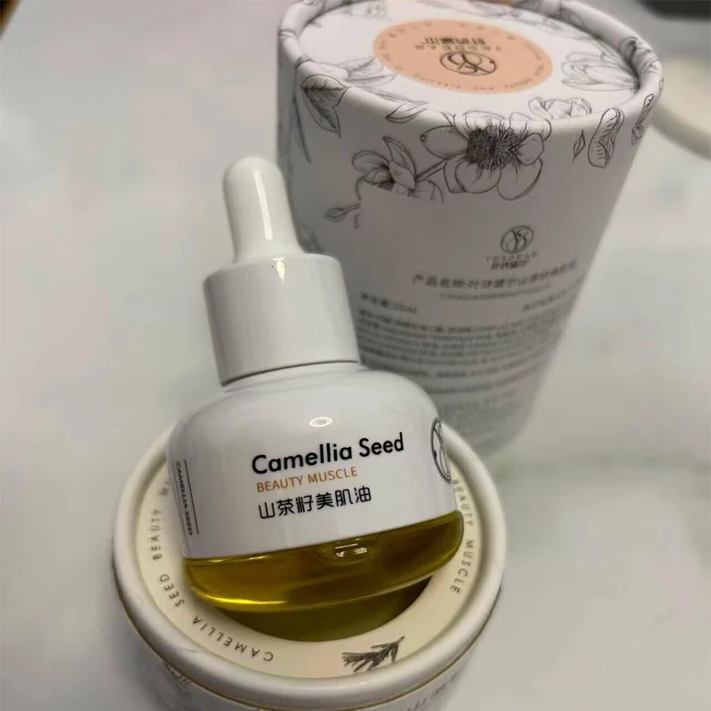 Multi-Effect Camellia Seed  Smoothing Essential Face Oil Natural Dark Circle Treatment Anti-Aging Wrinkle Reduction Brightens