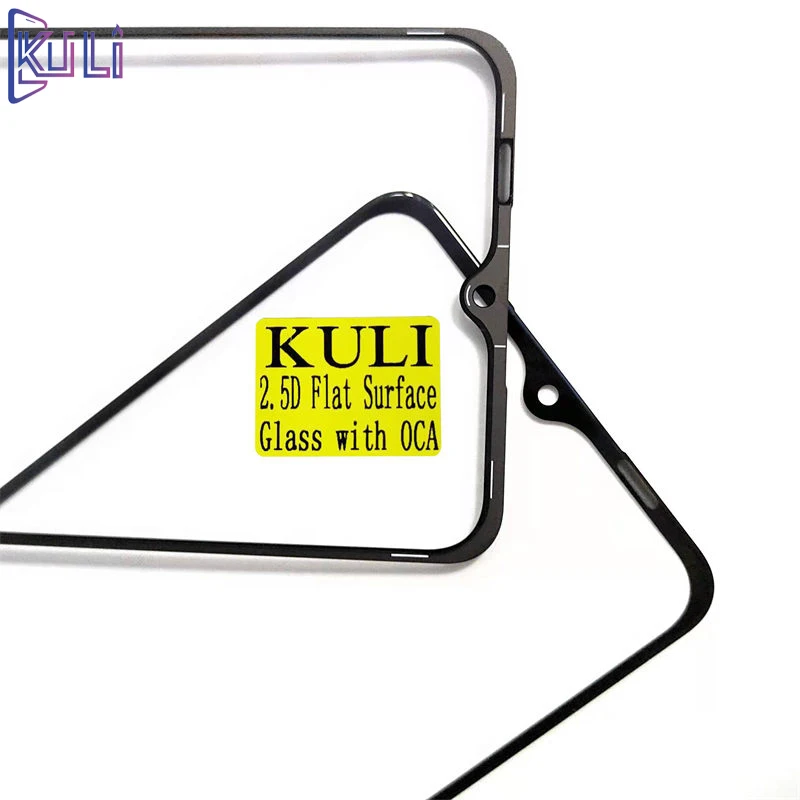 Kuli vidro frontal com oca telefone painel para samsung galaxy a01s a02s a12 a32 a52 a82 a750 matte melhor preço reparação tela parte nova