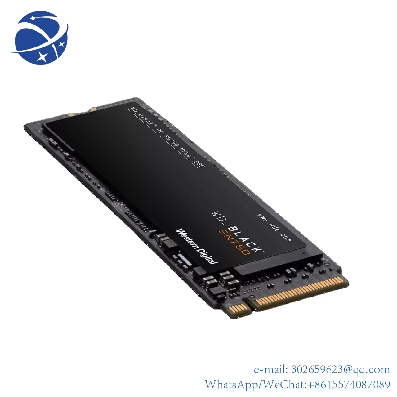 yyhc W-D BLACK 4TB SN750 NVMe Internal Gaming SSD Solid State Drive M.2 2280 Up to 3400 MB/s 