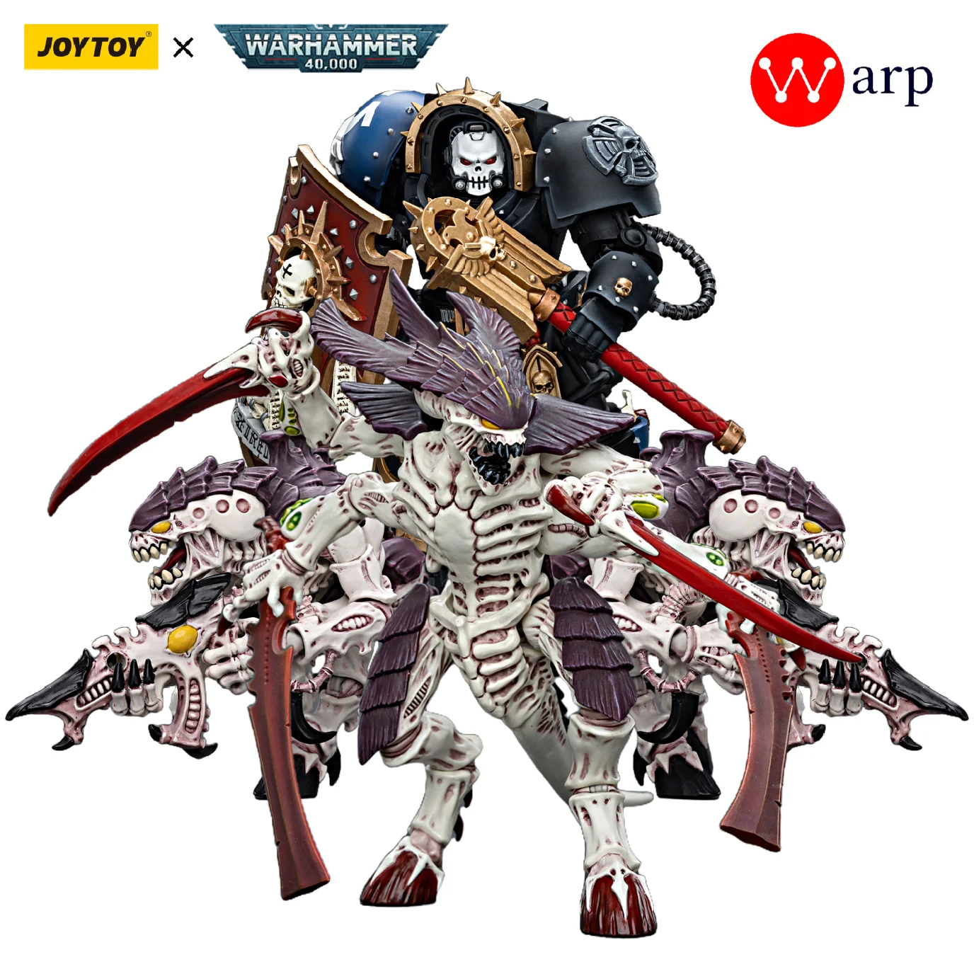 [В наличии] экшн-фигурка JOYTOY Warhammer 40k 1/18, тиранноиды, улей, флот Левиафан, ультрамарины, Терминатор, модель игрушки