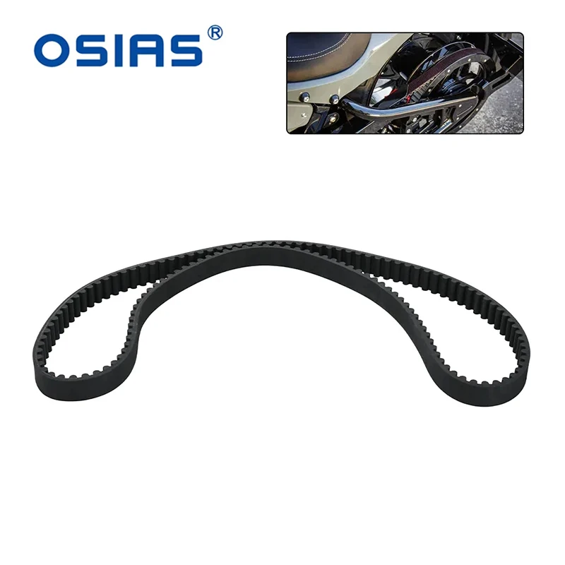 Rear Drive Belt Durable Easily Install Replacement Drive Belt For 91-03 Harley Davidson Sportster 883